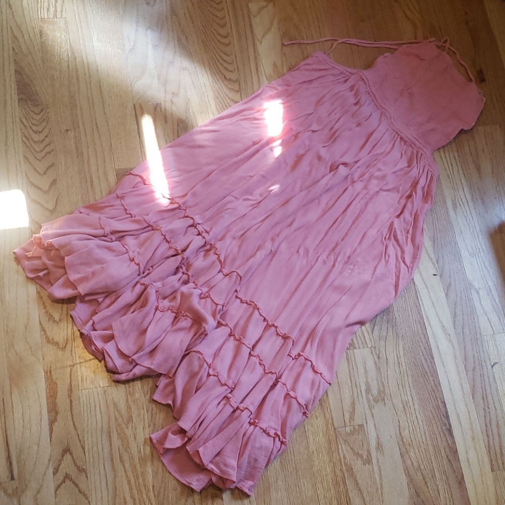Peach/pink beach dress